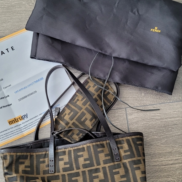 Fendi Canvas Mini Tote - Picture 5 of 6